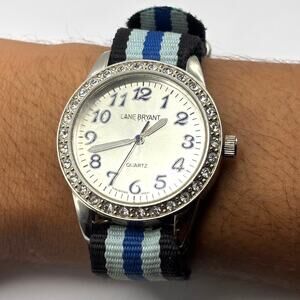 Silver & Blue Lane Bryant Men's Watch